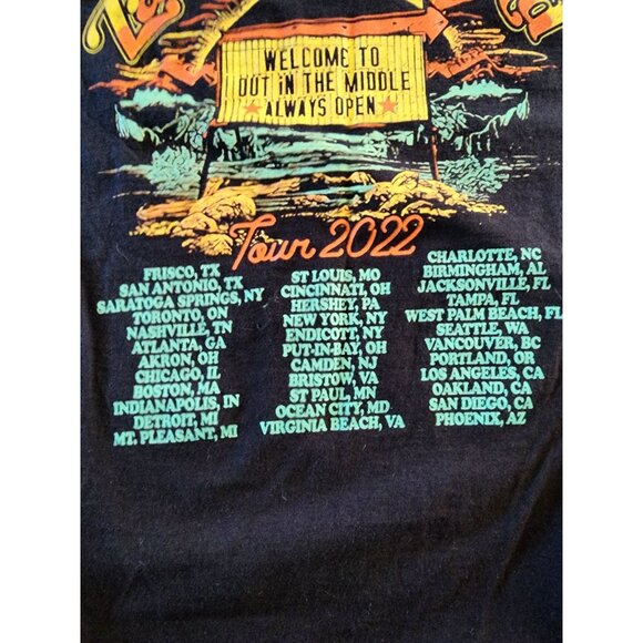 Zac Brown Band "Out In The Middle" Tour 2022 T-Shirt Large - Picture 10 of 10